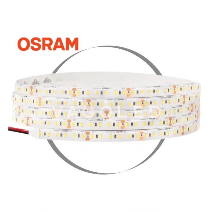 Osram LEDLİ 120 LED/MT 2835 SMD 3000K Dış Mekan Şerit LED 24V 19.2W/mt IP65 Silikonlu