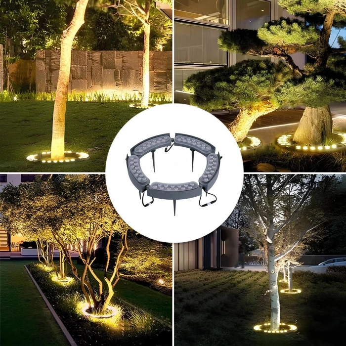 Palmiye & Sütun Tipi LED Halka Aydınlatma Armatürü – 12W IP Korumalı