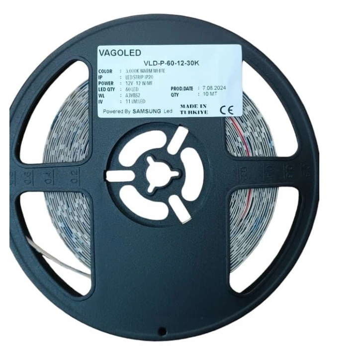 SAMSUNG LED Lİ 12V 60 LED/MT 3000K