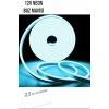 12 Volt Neon Şerit LED Buz Mavisi 5 Metre Rulo