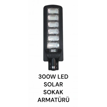 Horoz Grand-300W Solar Sokak Armatürü Güneş Enerjili
