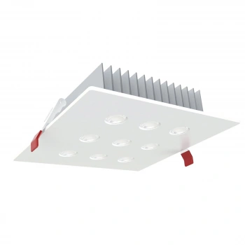 Kuyumcu LED Armatür Kare 16 WATT 9 LED li