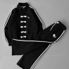 3 İplik Şardonlu Eşofman Takım - Siyah