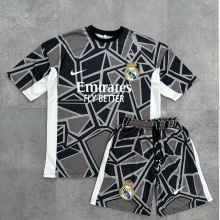 Desenli Real Unisex Şortlu Takım