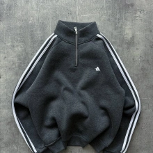 AD Yarım Fermuar Sweatshirt
