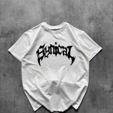 Sırt Taş Detay Oversize Tshirt Beyaz