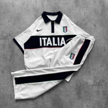 Nakış Detay Oversize Kalıp İTL Eşofman Takım Beyaz