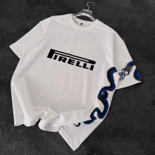 FRL Oversize Baskı Tshirt Beyaz