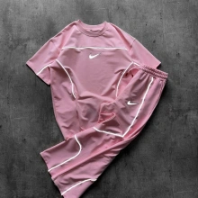 Reflektör Detay Eşofman Takım Pembe