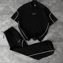 İkili Unisex Eşofman Takım Siyah