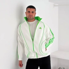 Ad Oversize Hırka - Beyaz