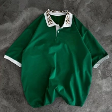 Casa Unisex Polo Yaka Tshirt - Yeşil