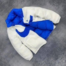 Çift Taraflı Unisex Mont Mavi