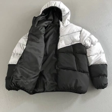 Dolumlu Unisex Çift Renk Şişme Mont