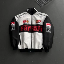 FRR Unisex Bomber Ceket Beyaz