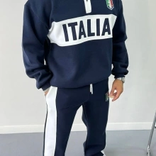 İTL Baggy Eşofman Takım Lacivert