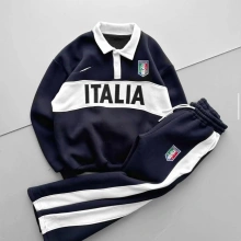 İTL Baggy Eşofman Takım Lacivert