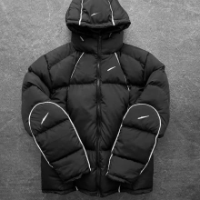 Kapüşonlu Marka Şişme Mont