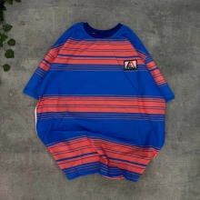 La Unisex Oversize Tshirt - Turuncu/Mavi