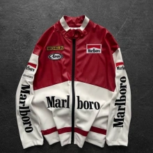 MLB Deri Bomber Ceket