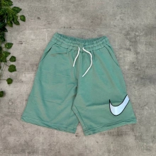 NK Reflektörlü Unisex Oversize Şort - Su Yeşili