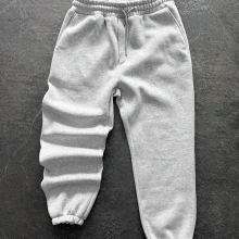 Paça Lastik Şardonlu Eşofman Gri