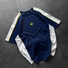 Palamut Desen Taraftar Tshirt Lacivert