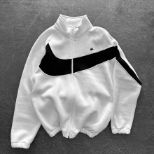 Parça Detay Oversize Hırka Beyaz