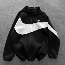 Parça Detay Oversize Hırka Siyah