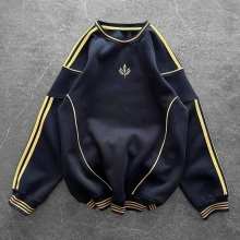 Parçalı Ribana Detay Taraftar Sweatshirt - FB