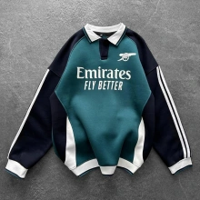 Polo Yaka Emr Sweatshirt  Yeşil