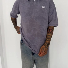 Polo Yaka Sw Tshirt Gri