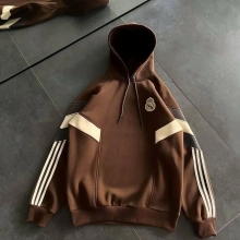 RM Kapüşonlu Oversize Sweatshirt - Kahverengi