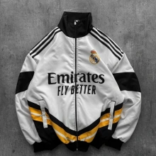 RM Unisex Bomber Ceket Beyaz