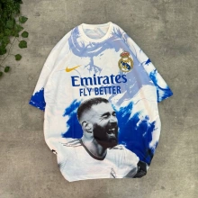 RM Unisex Oversize Tshirt - Beyaz