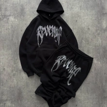 Taşlı Şardonlu Unisex Eşofman Takım