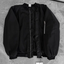 Unisex Bomber Ceket Siyah