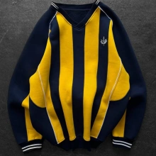 V Yaka Taraftar Sweatshirt - FB