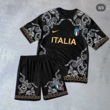 Yeni Sezon İtaly Unisex Şortlu Takım - Siyah