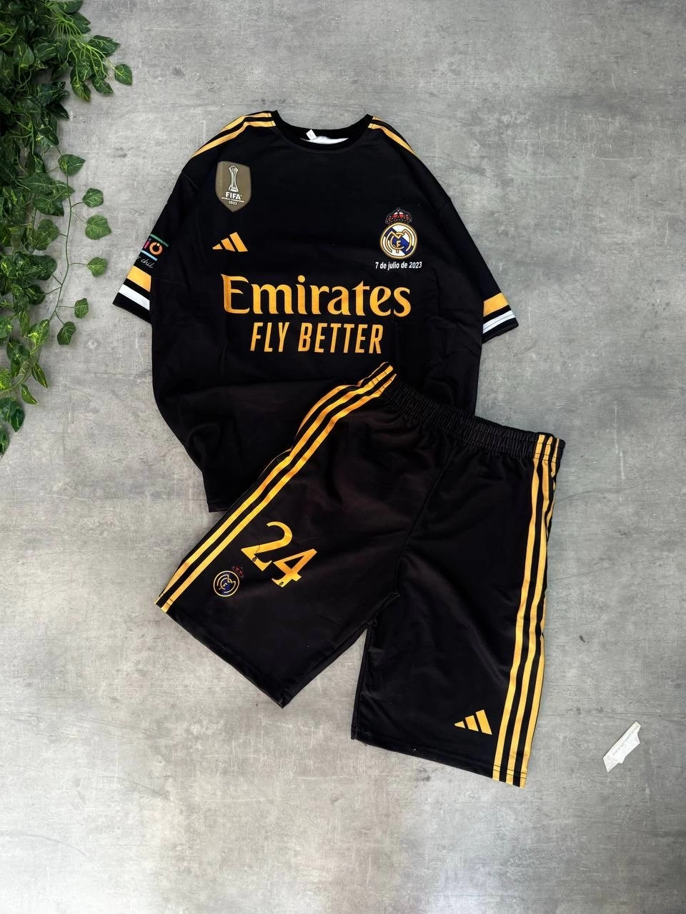 24 Unisex Oversize Şortlu Takım