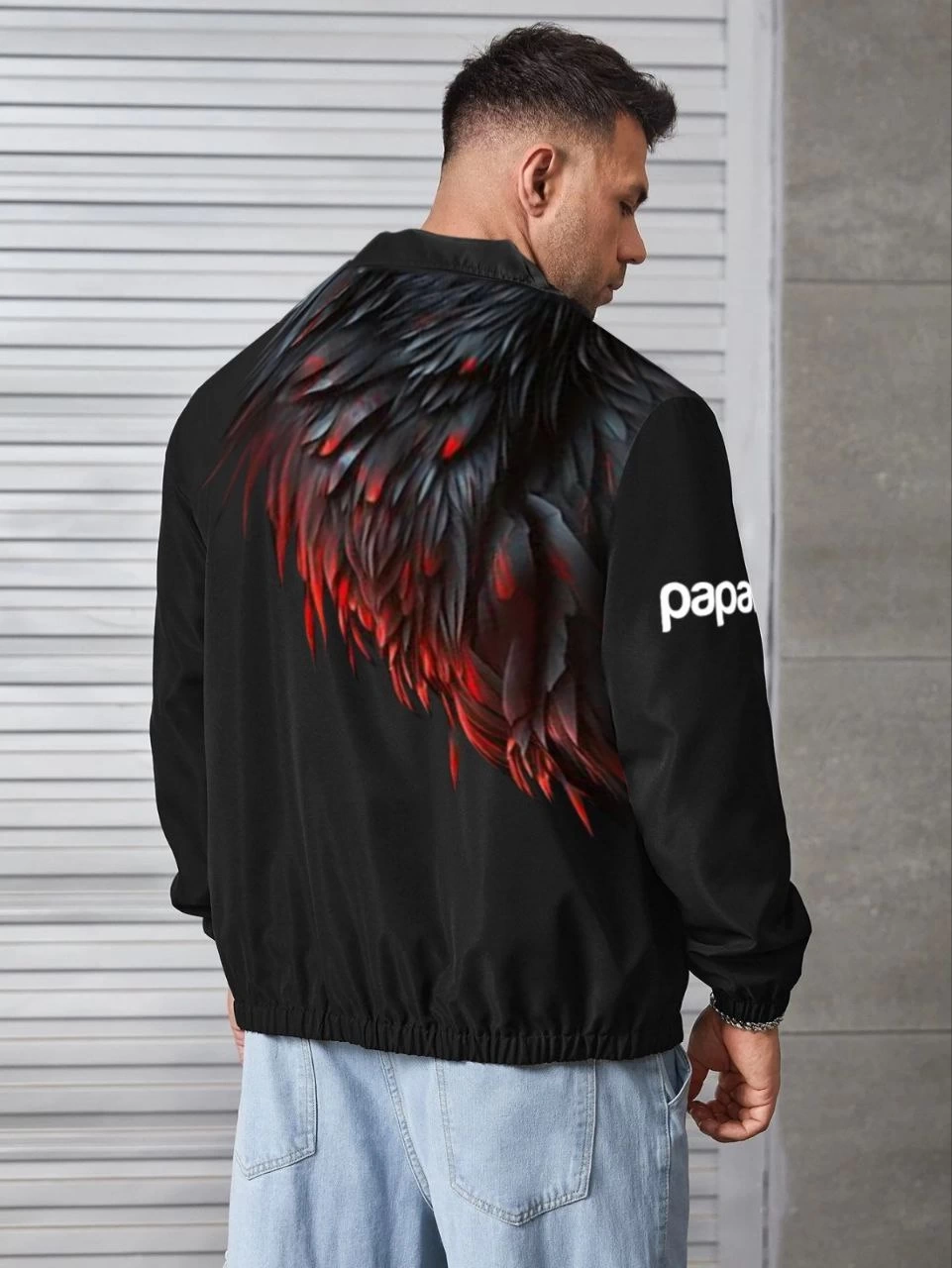 BJK Unisex Paraşüt Yagmurluk-Siyah