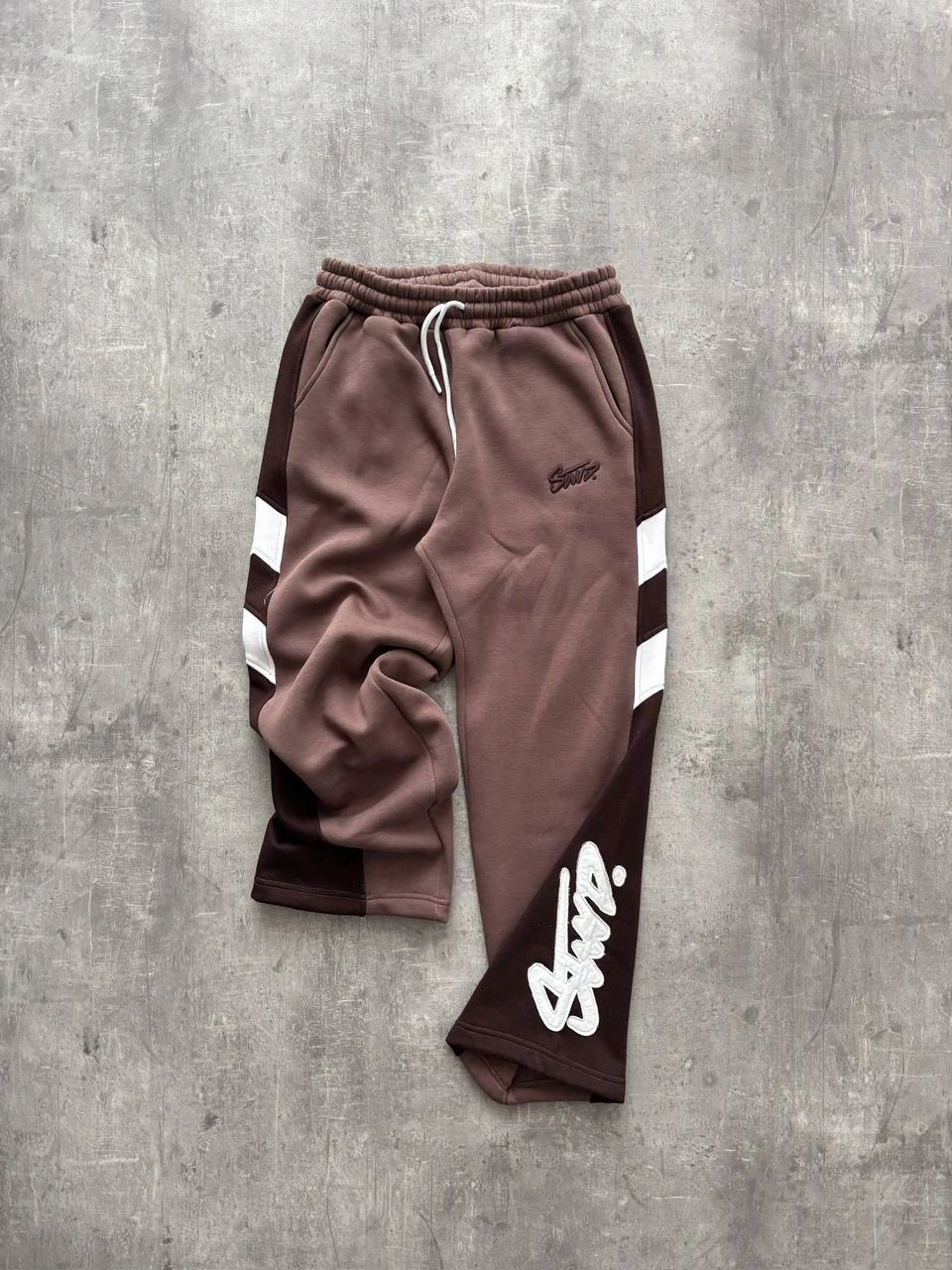 Sw Unisex Baggy Eşofman Kahverengi