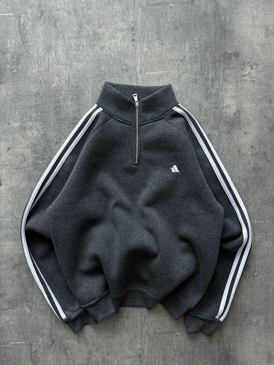 AD Yarım Fermuar Sweatshirt