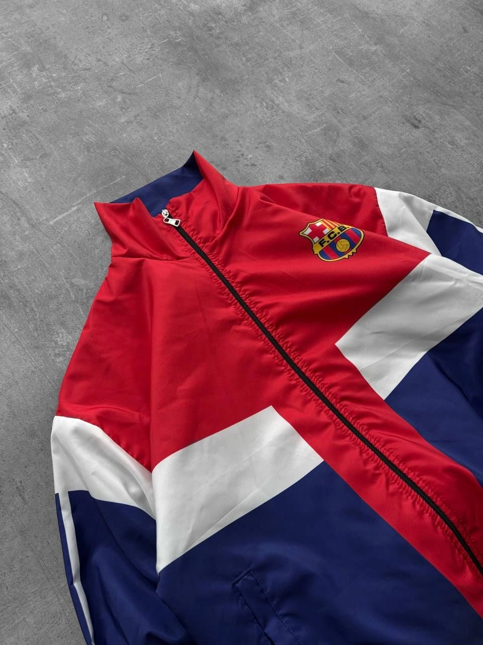 Parçalı Fcb Bomber Ceket
