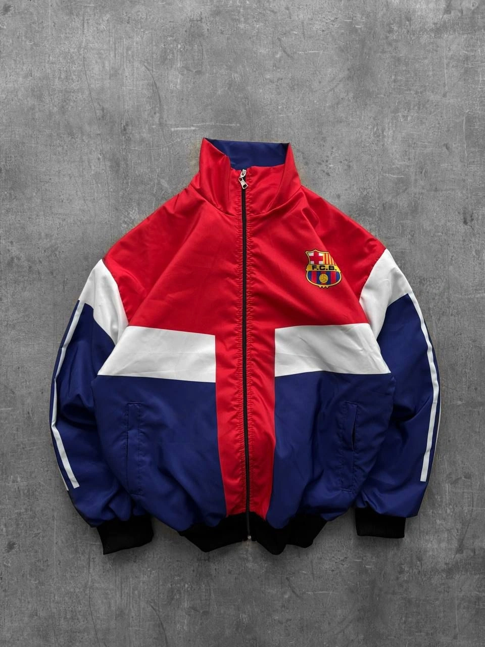 Parçalı Fcb Bomber Ceket