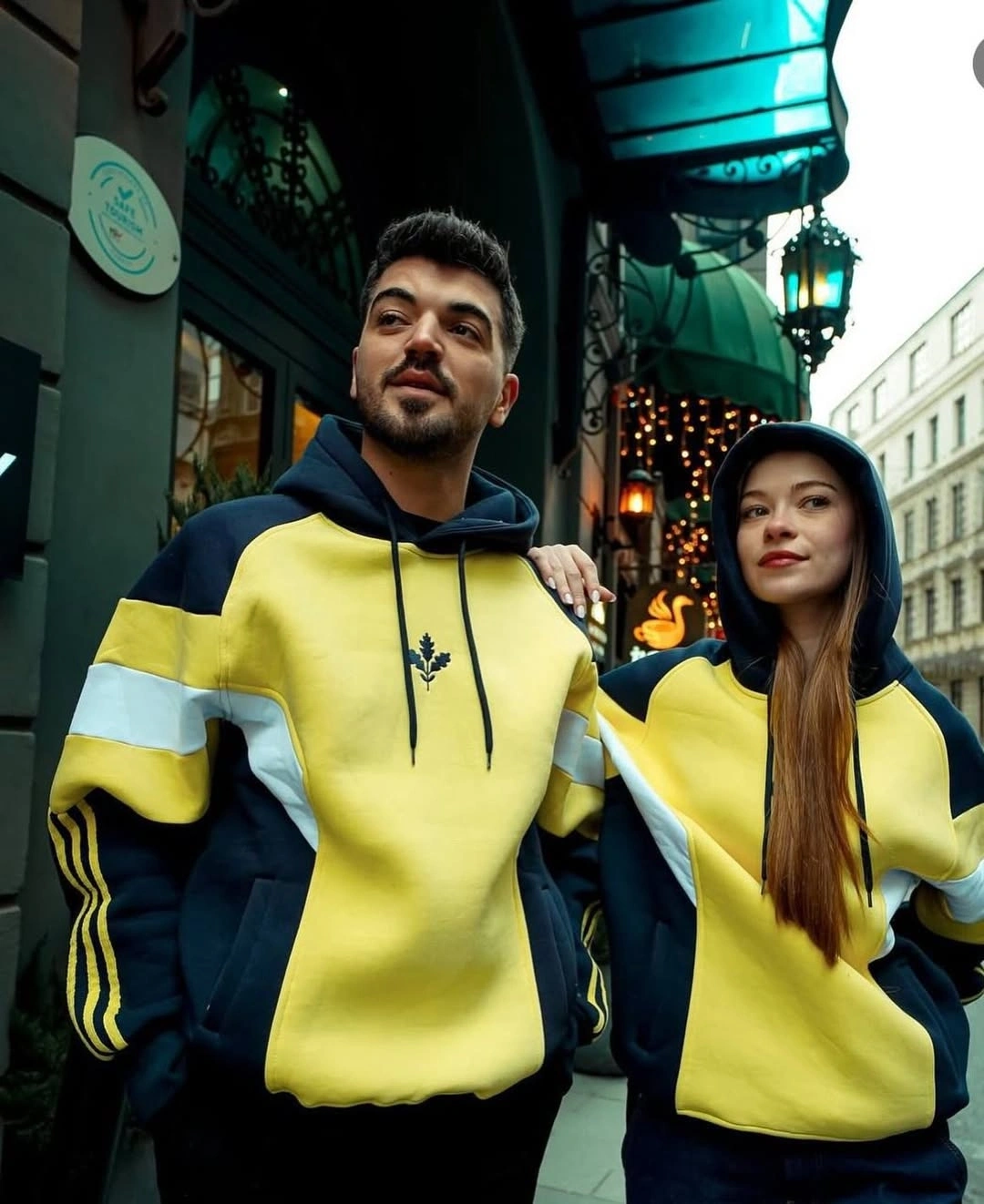 Taraftar Kapüşonlu Oversize Sweatshirt