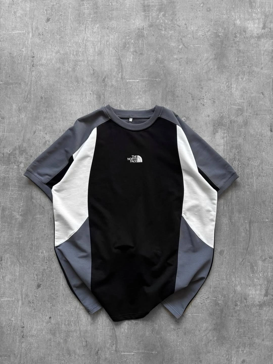 NF Oversize Nakışlı Tshirt Gri