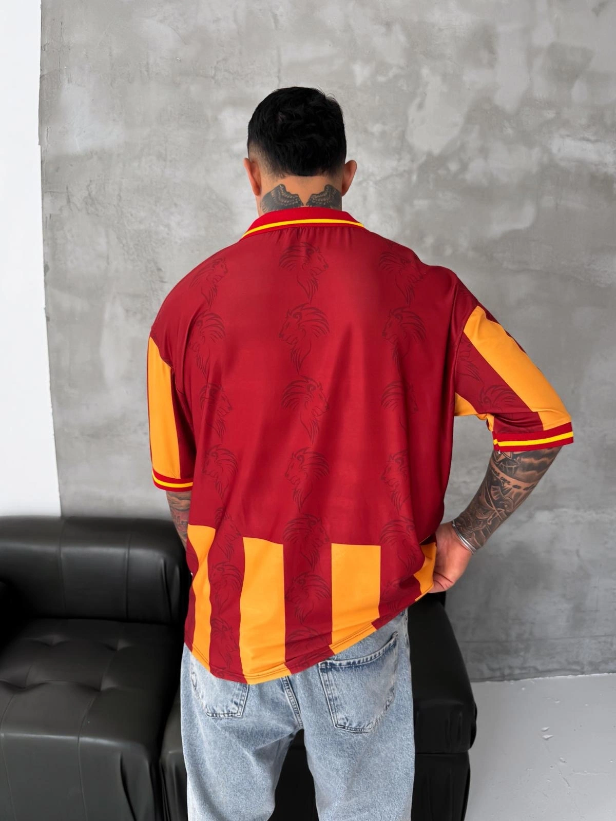 Aslan Taraftar Desen Taraftar Tshirt