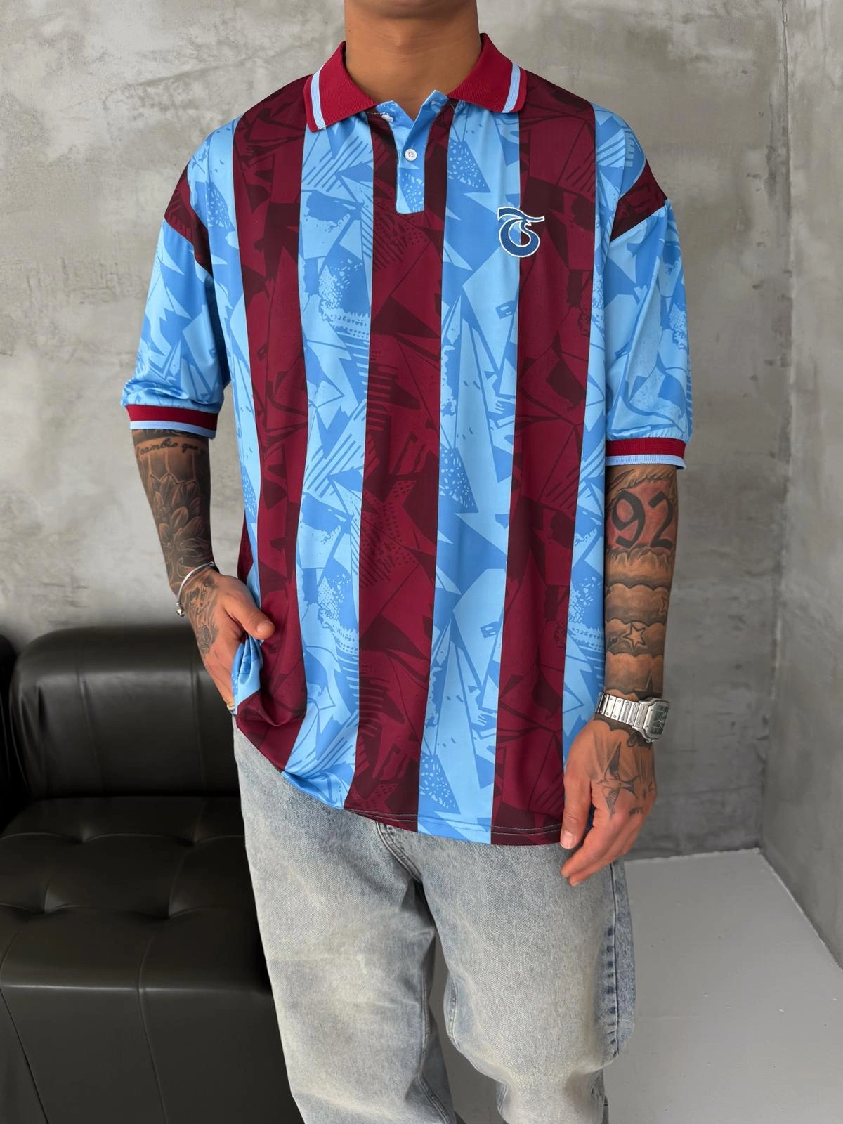 TS Taraftar Desen Taraftar Tshirt