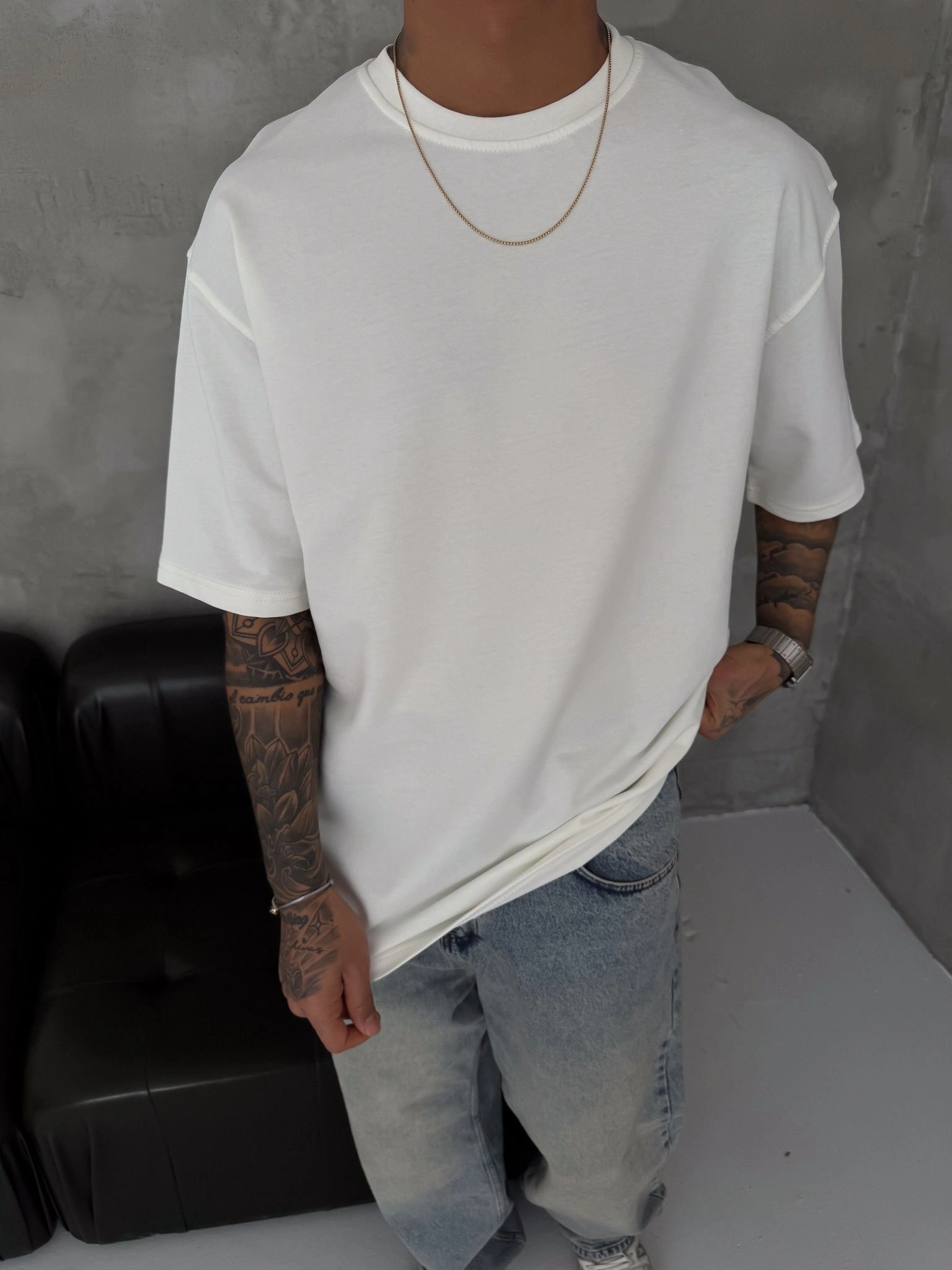 Basic Oversize Tshirt Beyaz